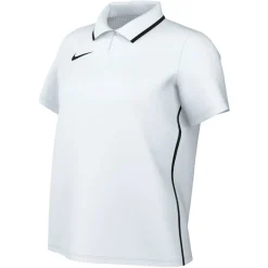 Nike Dri-FIT Park 26 Polo 1/4 Knoop Dames Wit Zwart