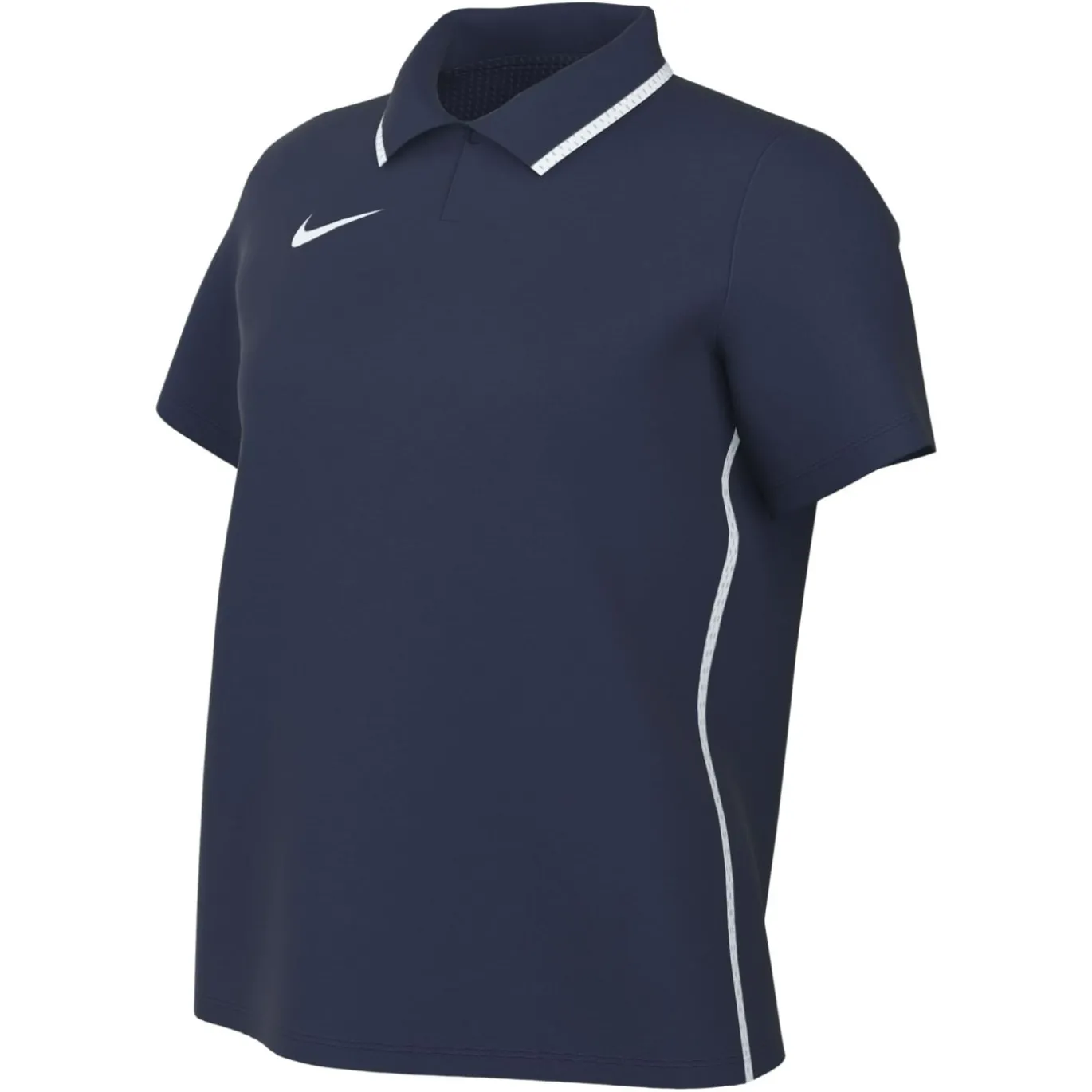 Nike Dri-FIT Park 26 Polo 1/4 Knoop Dames Donkerblauw Wit