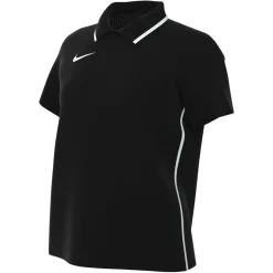 Nike Dri-FIT Park 26 Polo 1/4 Knoop Dames Zwart Wit