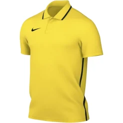 Nike Dri-FIT Park 26 Polo 1/4 Knoop Geel Zwart