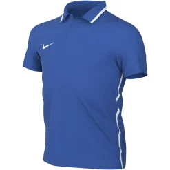 Nike Dri-FIT Park 26 Polo 1/4 Knoop Kids Blauw Wit