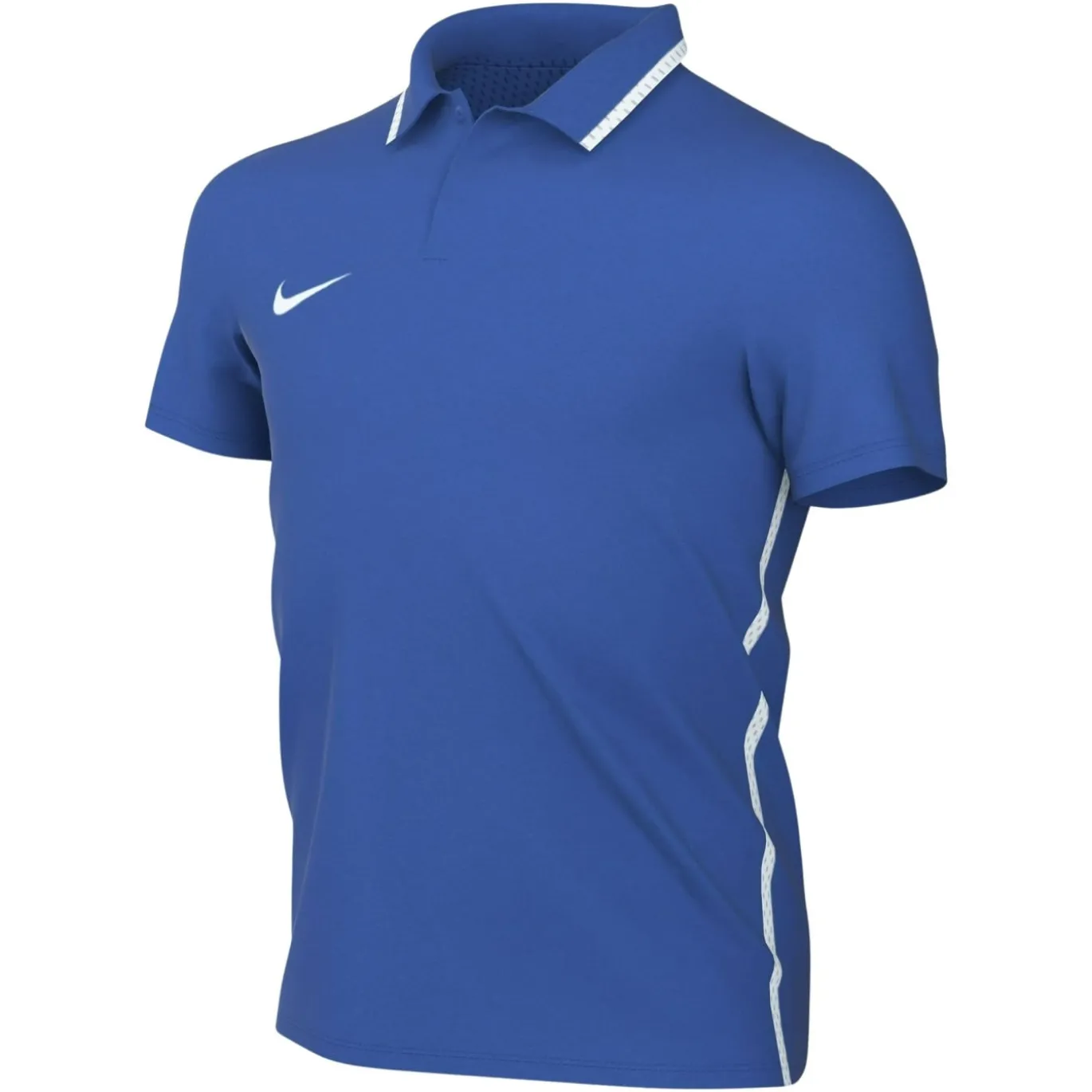 Nike Dri-FIT Park 26 Polo 1/4 Knoop Kids Blauw Wit