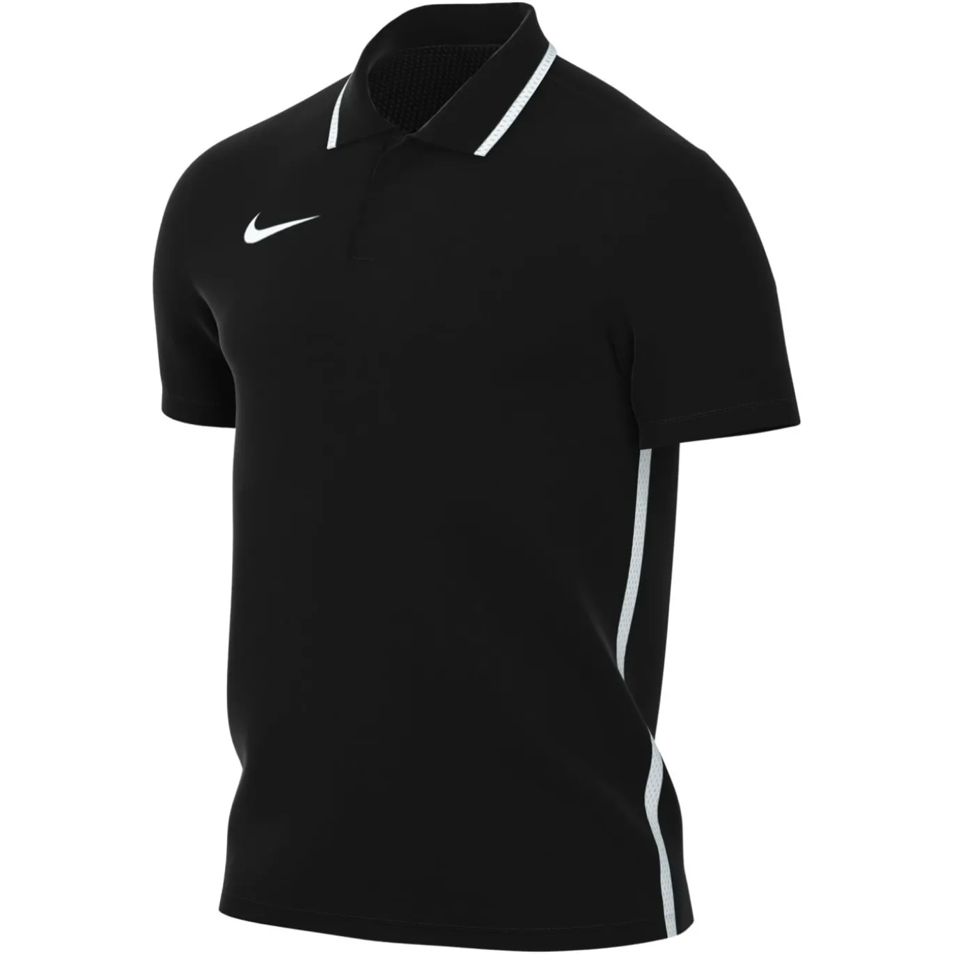 Nike Dri-FIT Park 26 Polo 1/4 Knoop Zwart Wit
