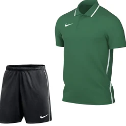 Nike Dri-FIT Park 26 Polo Trainingsset Donkergroen Zwart