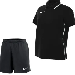 Nike Dri-FIT Park 26 Polo Trainingsset Dames Zwart Wit