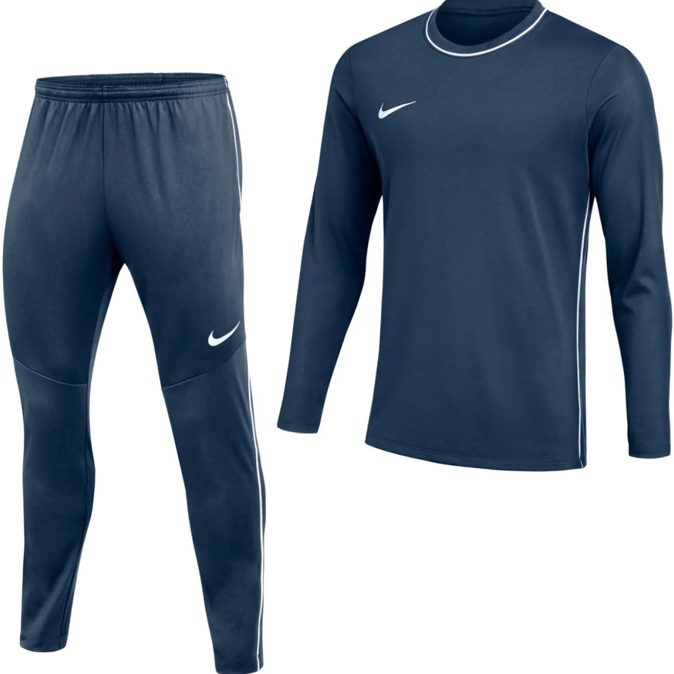 Nike Dri-FIT Park 26 Trainingspak Kids Donkerblauw Wit