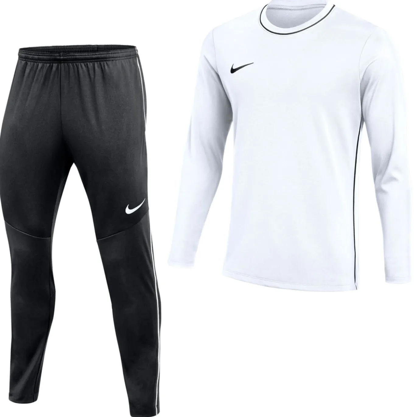 Nike Dri-FIT Park 26 Trainingspak Kids Wit Zwart