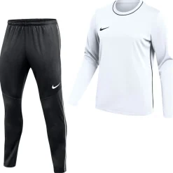 Nike Dri-FIT Park 26 Trainingspak Dames Wit Zwart