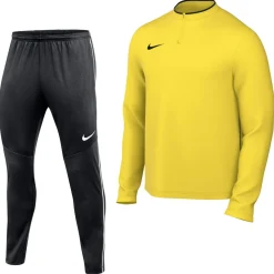 Nike Dri-FIT Park 26 Trainingspak 1/4-Zip Geel Zwart