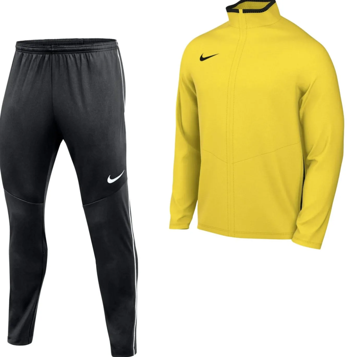 Nike Dri-FIT Park 26 Trainingspak Full-Zip Geel Zwart