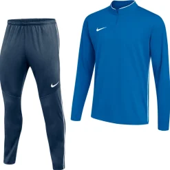 Nike Dri-FIT Park 26 Trainingspak 1/4-Zip Blauw Donkerblauw