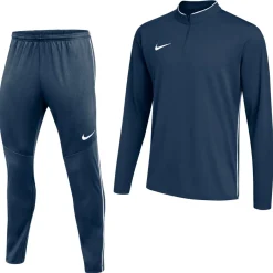 Nike Dri-FIT Park 26 Trainingspak 1/4-Zip Donkerblauw Wit