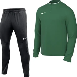 Nike Dri-FIT Park 26 Trainingspak 1/4-Zip Donkergroen Zwart
