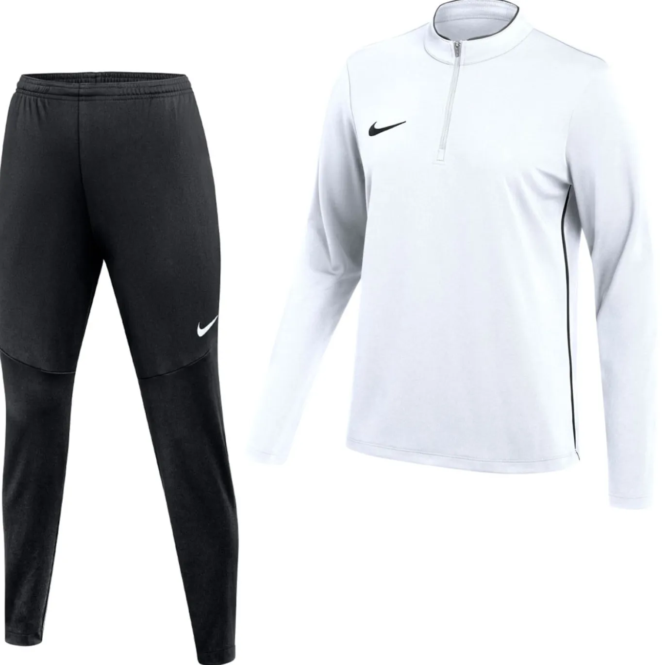 Nike Dri-FIT Park 26 Trainingspak 1/4-Zip Dames Wit Zwart