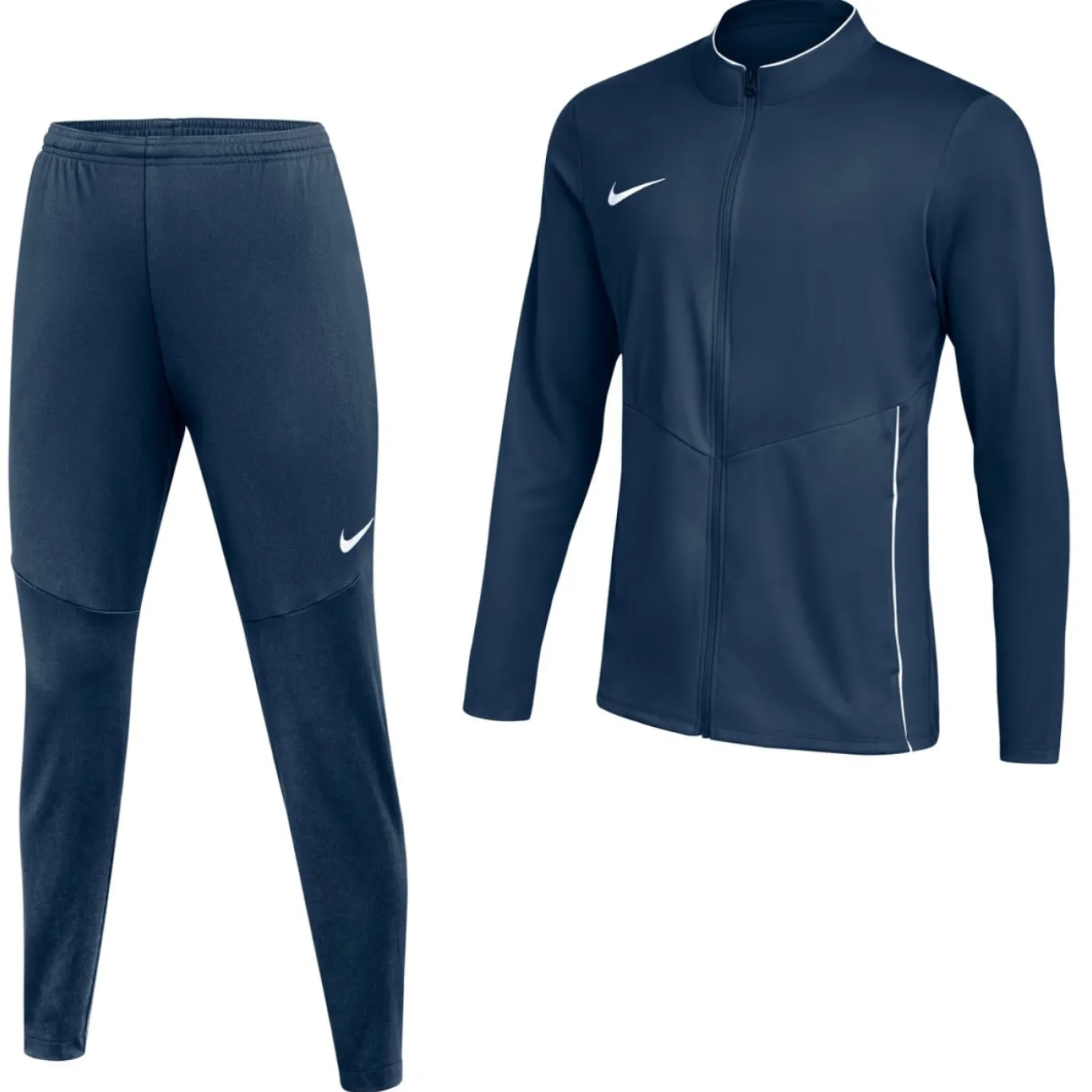 Nike Dri-FIT Park 26 Trainingspak Full-Zip Kids Donkerblauw Wit