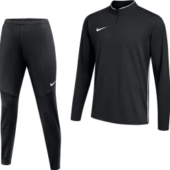 Nike Dri-FIT Park 26 Trainingspak 1/4-Zip Kids Zwart Wit