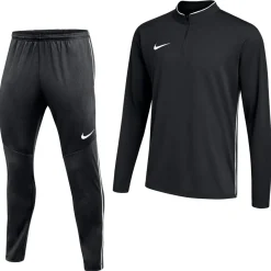 Nike Dri-FIT Park 26 Trainingspak 1/4-Zip Zwart Wit