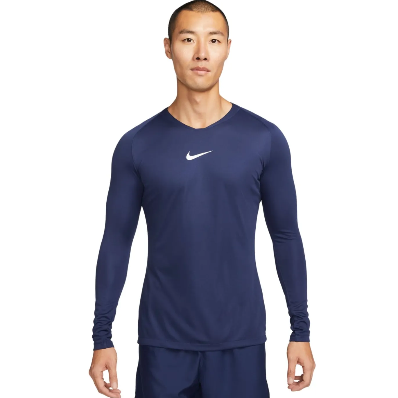 Nike Dri-Fit Park Trainingsset Lange Mouwen Donkerblauw Wit