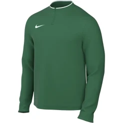 Nike Dri-FIT Park 26 Trainingstrui 1/4-Zip Kids Donkergroen Wit