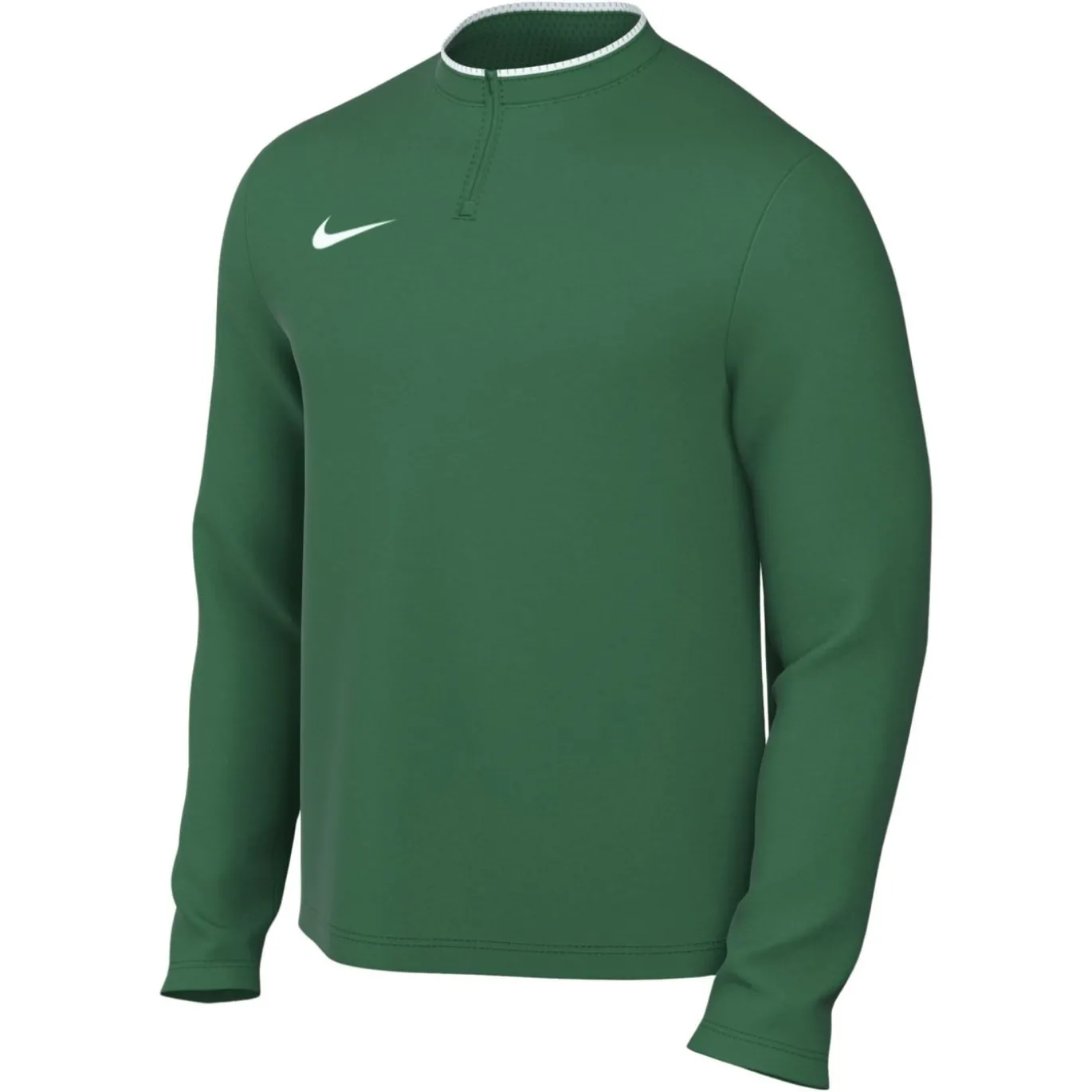 Nike Dri-FIT Park 26 Trainingstrui 1/4-Zip Kids Donkergroen Wit