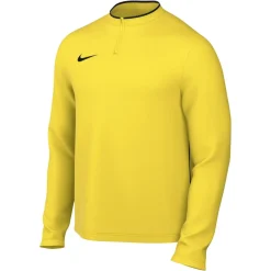 Nike Dri-FIT Park 26 Trainingstrui 1/4-Zip Geel Zwart