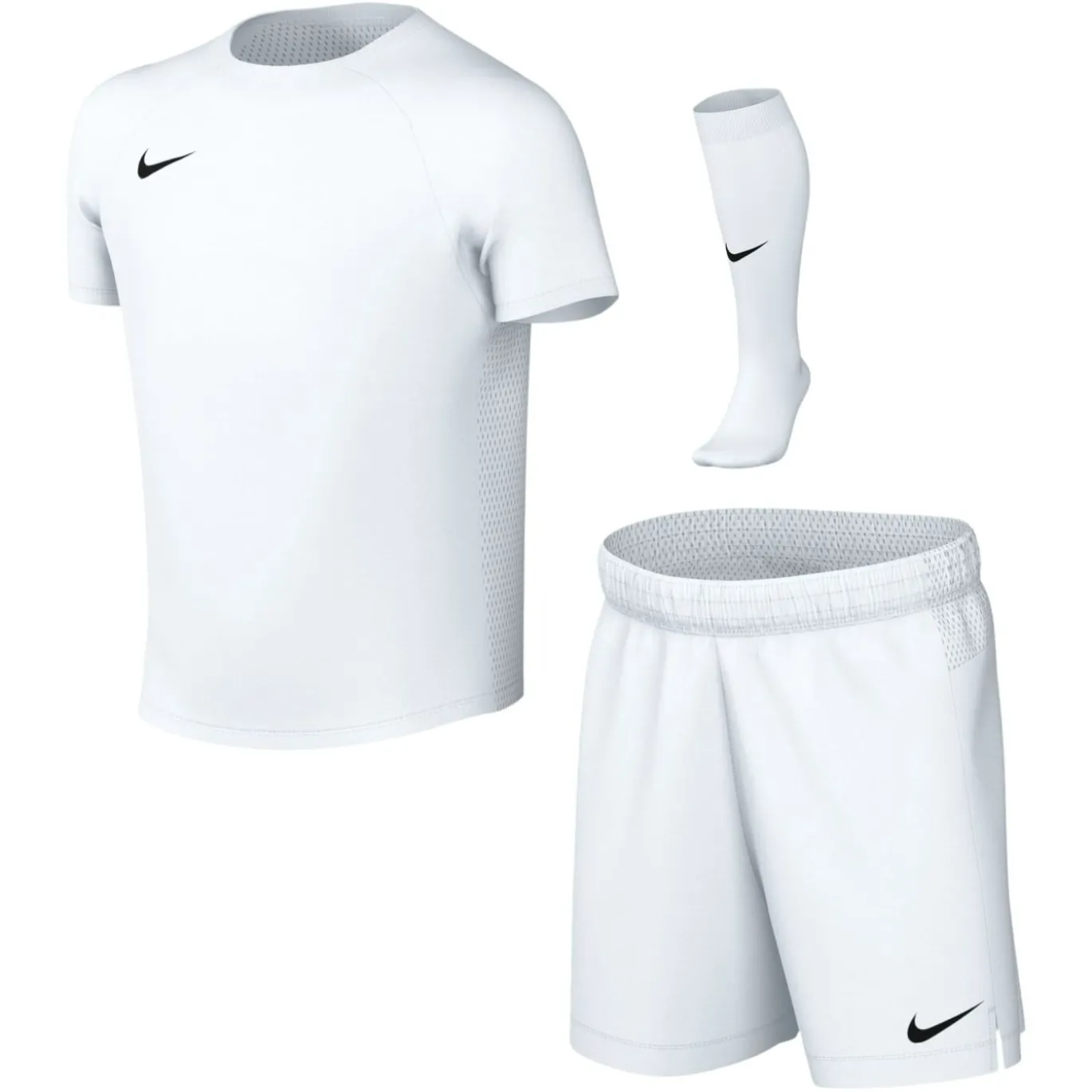 Nike Dri-FIT Park VIII Tenue Kleuters Wit Zwart