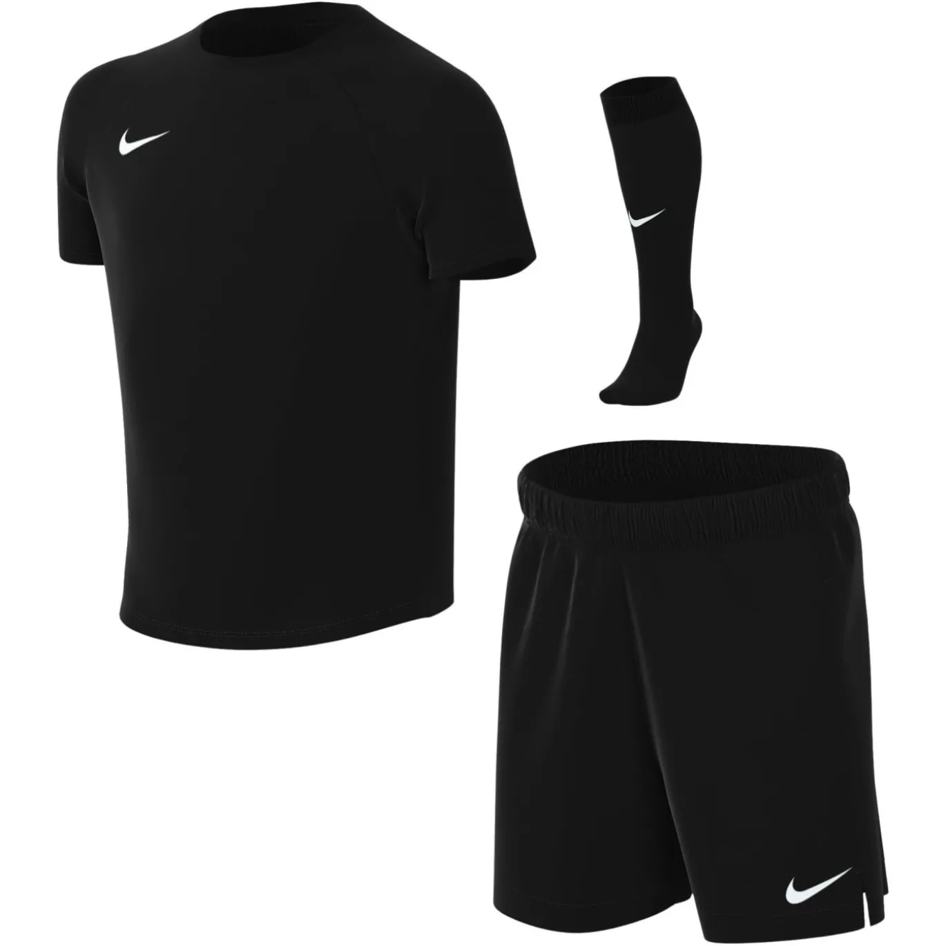 Nike Dri-FIT Park VIII Tenue Kleuters Zwart Wit