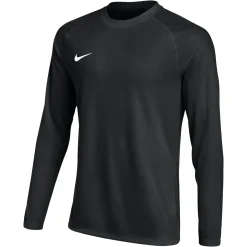 Nike Dri-FIT Park VIII Voetbalshirt Lange Mouwen Kids Zwart Wit