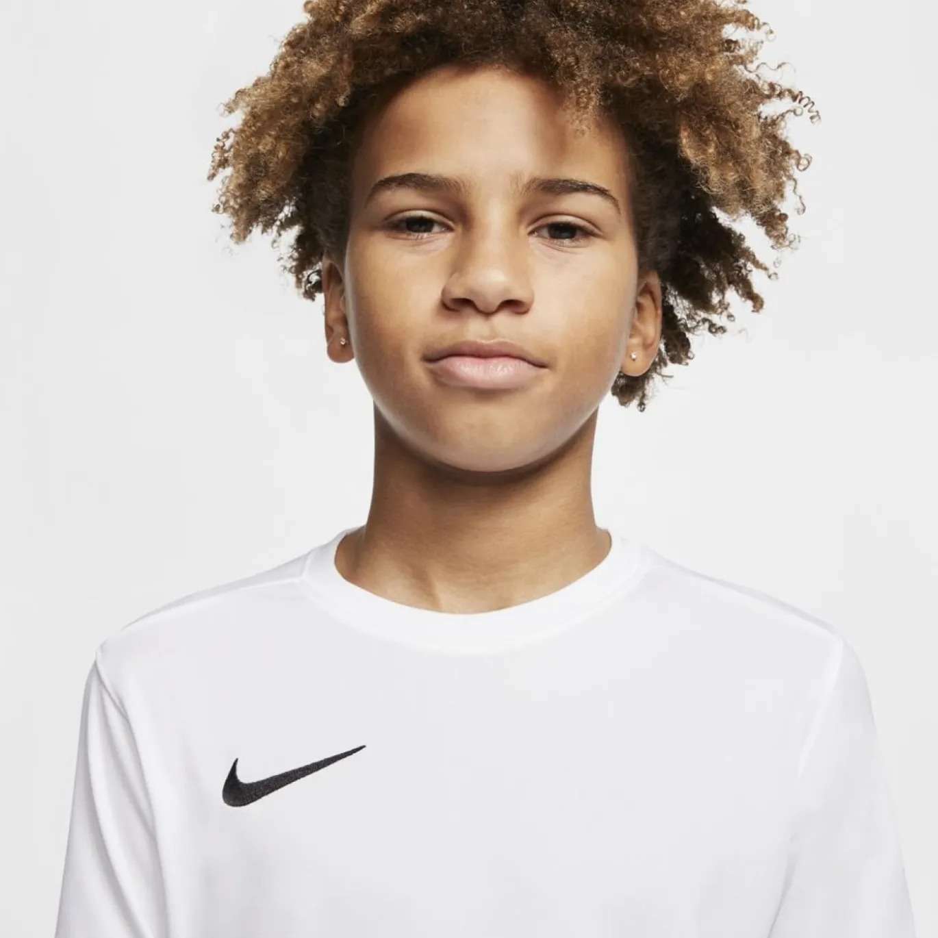 Nike Dri-FIT Park VII Voetbalshirt Kids Wit Zwart