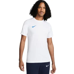 Nike Dri-FIT Park VII Voetbalshirt Wit Blauw