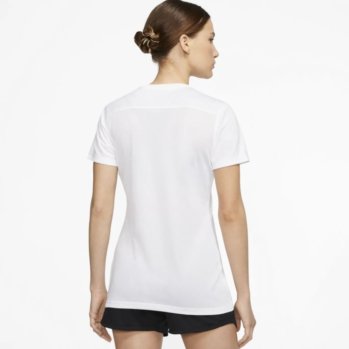 Nike Dri-FIT Park VII Voetbalshirt Dames Wit Zwart