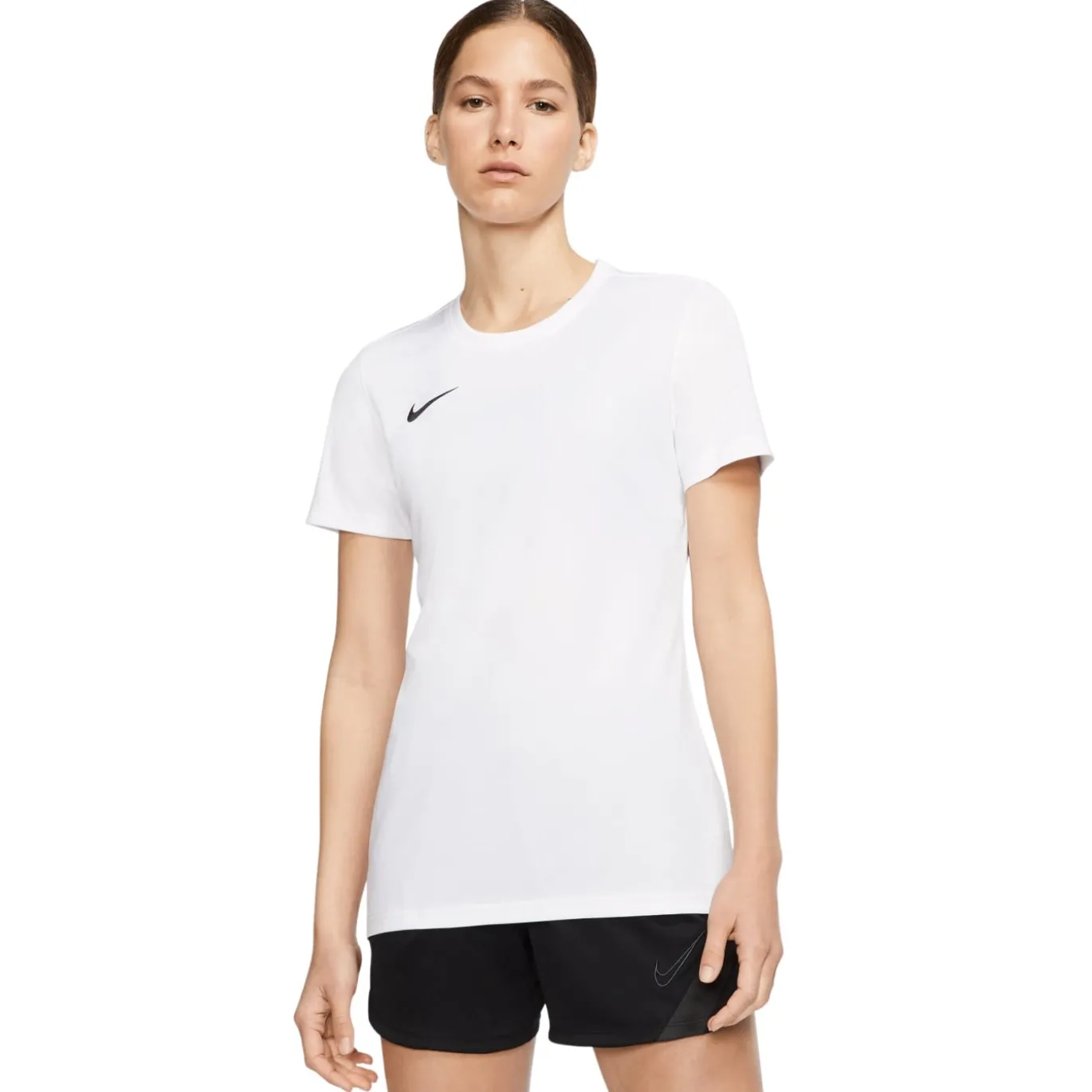 Nike Dri-FIT Park VII Voetbalshirt Dames Wit Zwart