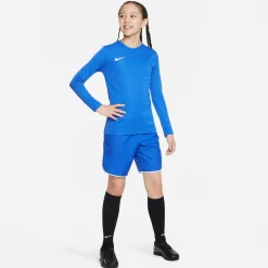 Nike Dri-FIT Park VII Voetbalshirt Lange Mouwen Kids Blauw