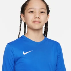 Nike Dri-FIT Park VII Voetbalshirt Lange Mouwen Kids Blauw
