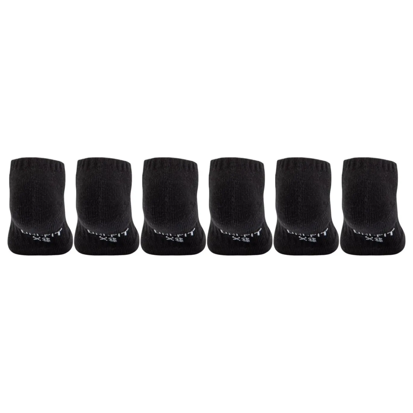 Nike Dri-FIT Performance Basics Enkelsokken 6-Pack Kleuters Zwart Wit