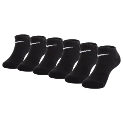 Nike Dri-FIT Performance Basics Enkelsokken 6-Pack Kleuters Zwart Wit