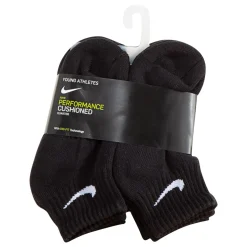 Nike Dri-FIT Performance Basics Enkelsokken 6-Pack Kleuters Zwart Wit