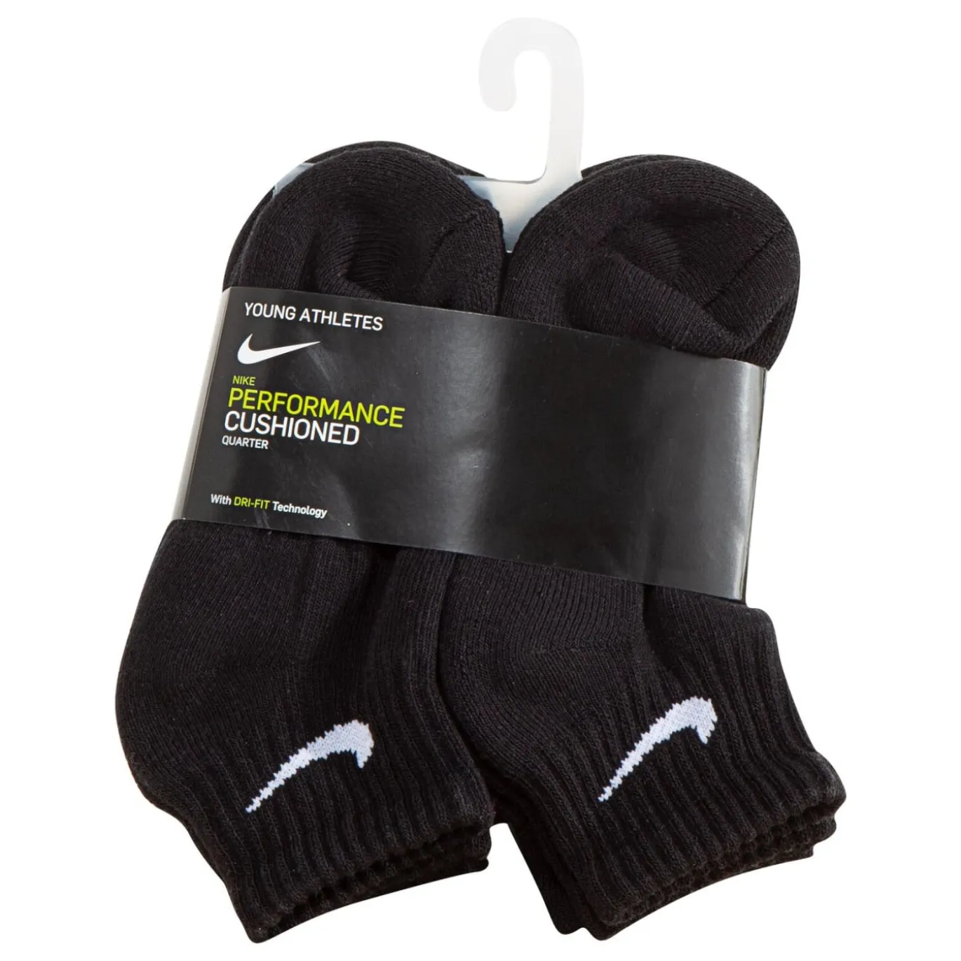 Nike Dri-FIT Performance Basics Enkelsokken 6-Pack Kleuters Zwart Wit