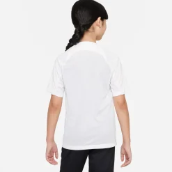 Nike Dri-FIT Strike III Trainingsshirt Kids Wit Zwart