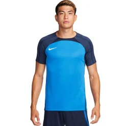 Nike Dri-FIT Strike III Voetbalshirt Blauw Donkerblauw Wit