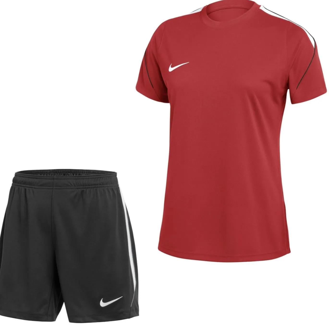 Nike Dri-FIT Strike 26 Trainingsset Dames Rood Zwart