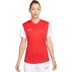 Nike Dri-FIT Tiempo Premier II Voetbalshirt Dames Rood Wit
