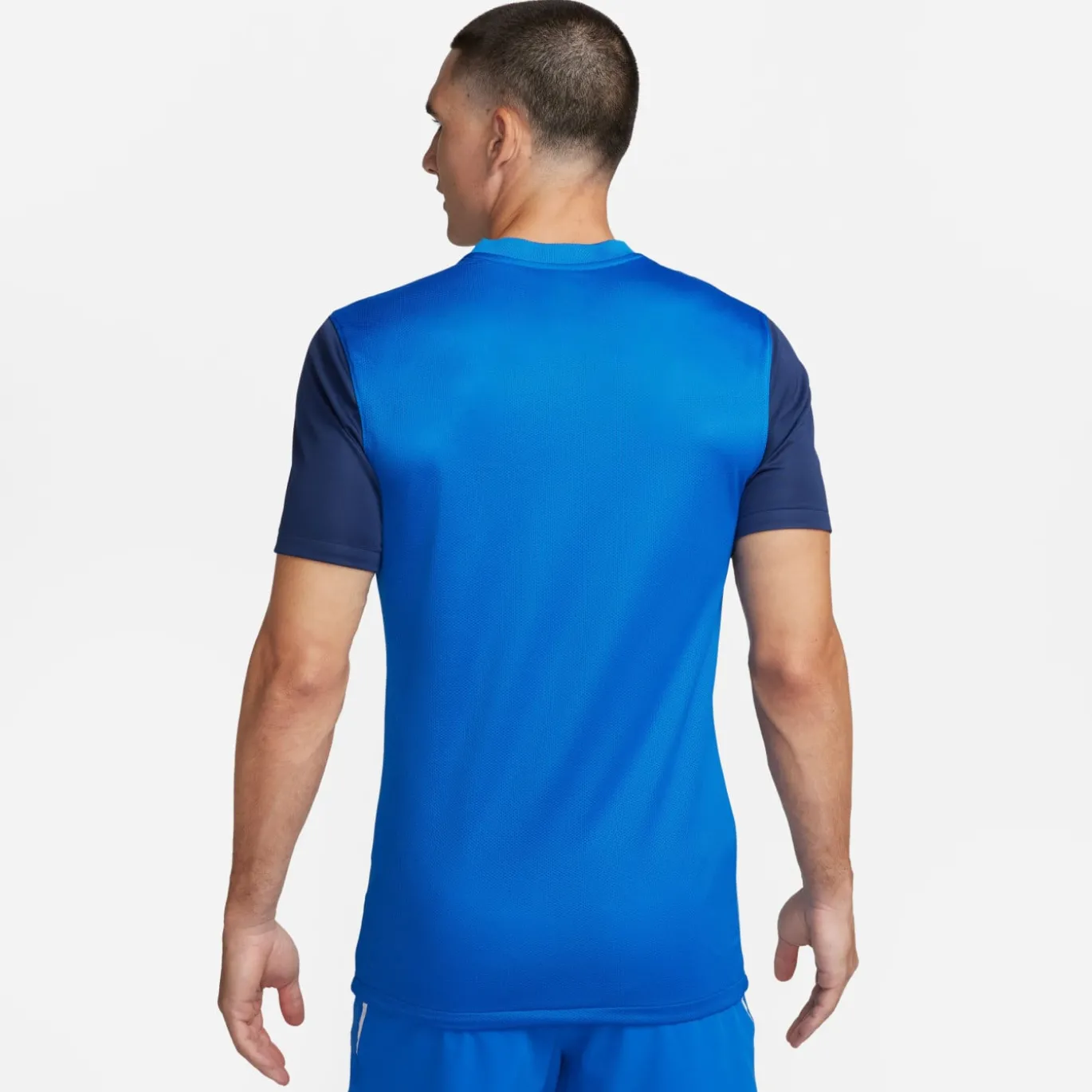 Nike Dri-FIT Trophy V Trainingsshirt Blauw Donkerblauw Wit