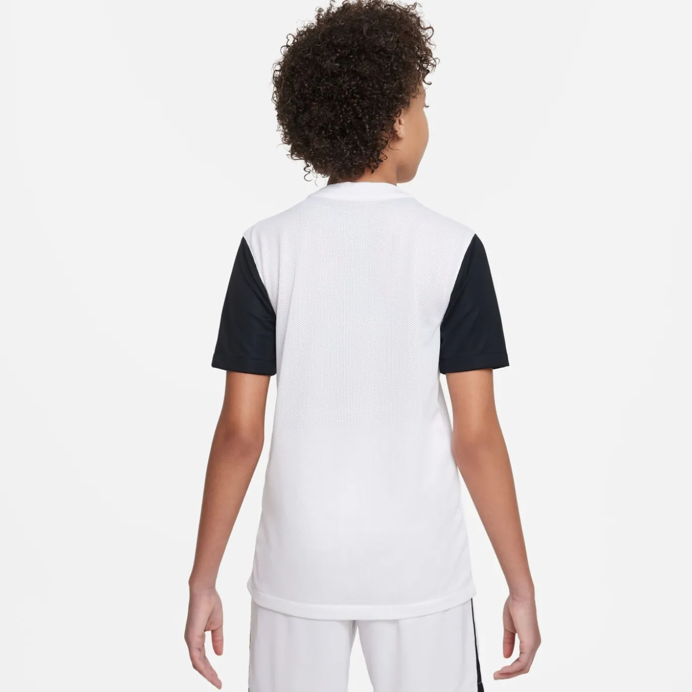 Nike Dri-Fit Trophy V Trainingsshirt Kids Wit Zwart