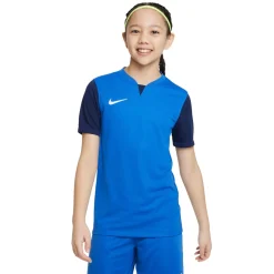 Nike Dri-FIT Trophy V Trainingsshirt Kids Blauw Donkerblauw Wit