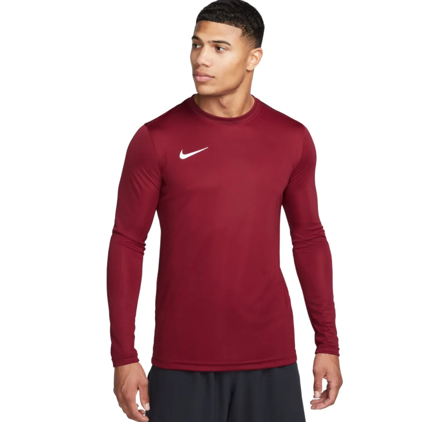 Nike DRY PARK VII Voetbalshirt Lange Mouwen Bordeauxrood