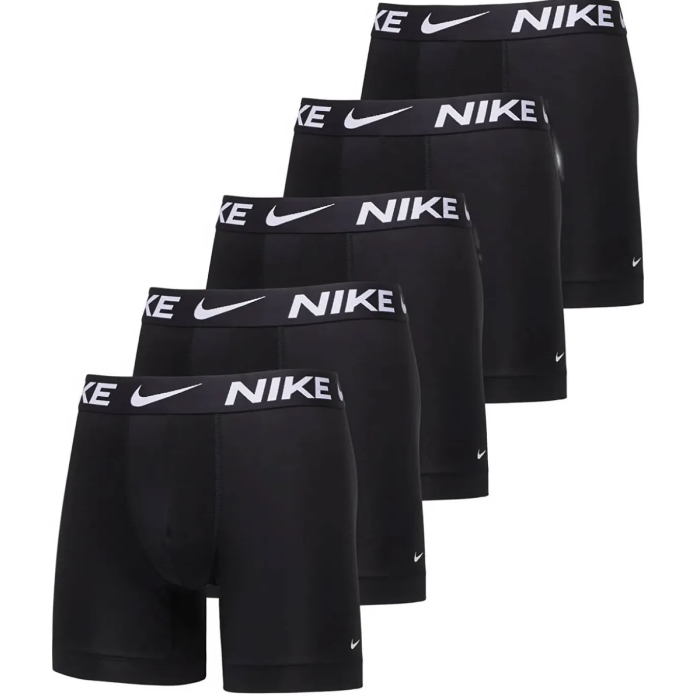 Nike Essential Micro Boxershort Brief 5-Pack Zwart Wit