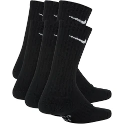 Nike Everyday Crew Sokken 6-Pack Kids Zwart Wit