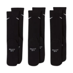 Nike Everyday Crew Sokken 3-Pack Kids Zwart Wit