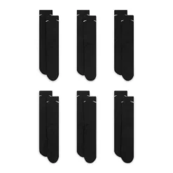 Nike Everyday Cushioned Crew Sportsokken 6-Pack Zwart Wit